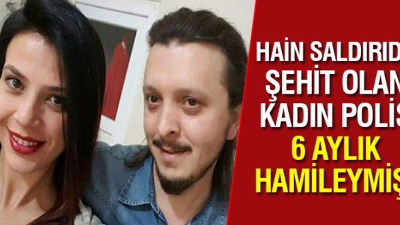 Şehit kadın polis bebek bekliyormuş!