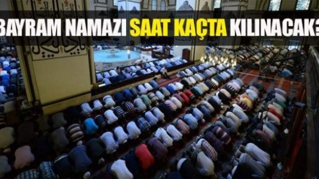 İnegöl’de Ramazan Bayram Namazı Saat Kaçta Kılınacak ?
