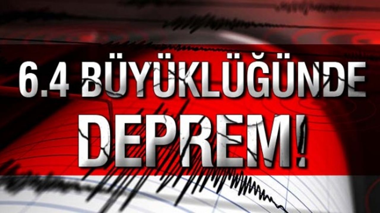 İran - Irak sınırında 6.4 büyüklüğünde deprem
