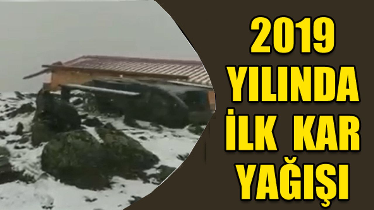 Doğu Karadeniz'in yüksek kesimlerine mevsimin ilk karı yağdı