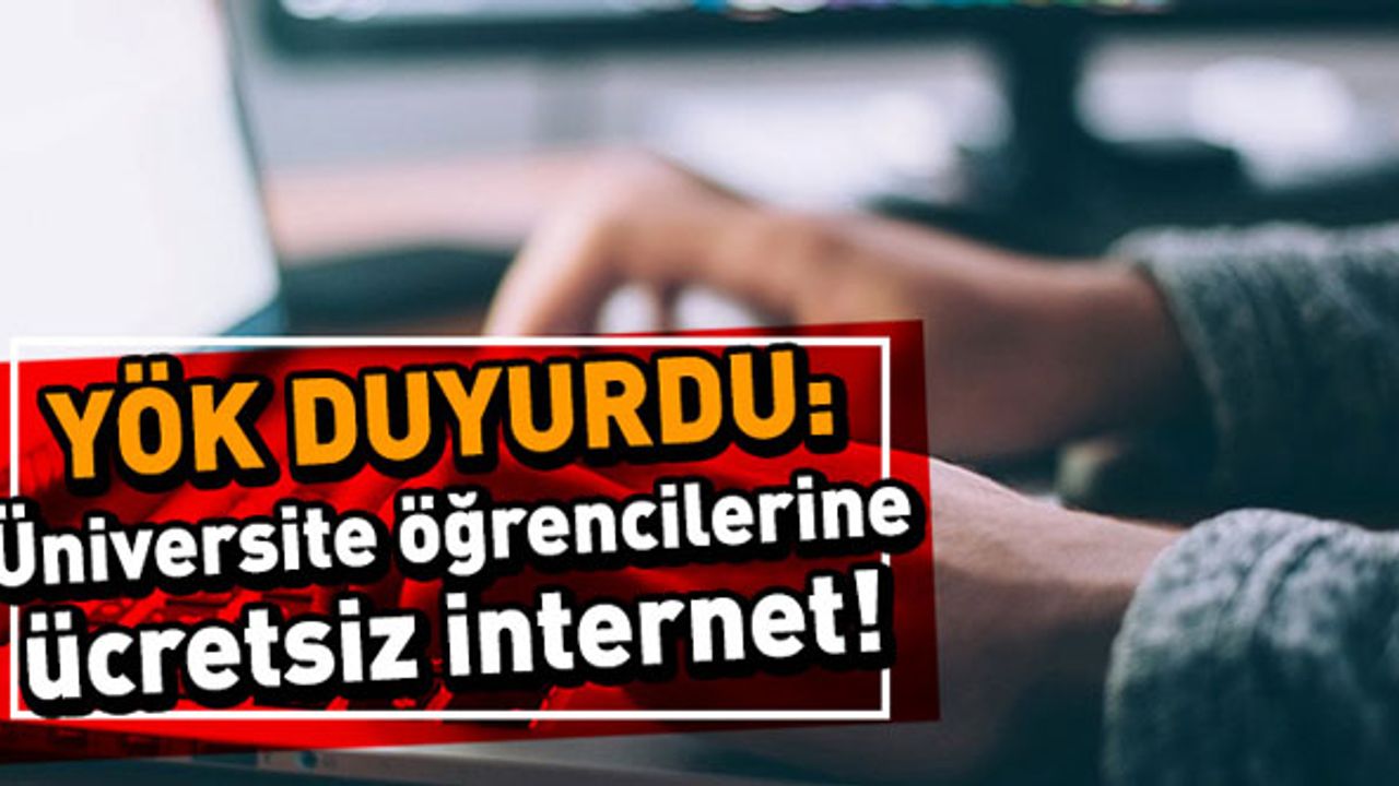 YÖK'ten "6 GB'lık Uzaktan Eğitime Destek Kotası" ile ücretsiz internet