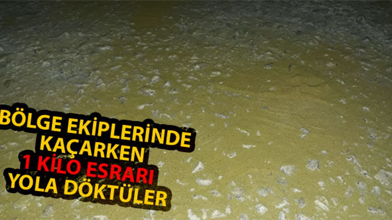 Uygulama yapan bölge ekiplerinden kaçmaya çalıştılar ama yakalandılar
