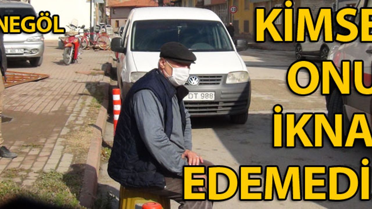 Kazada yaralandı hastaneye gitmeyi kabul etmedi!