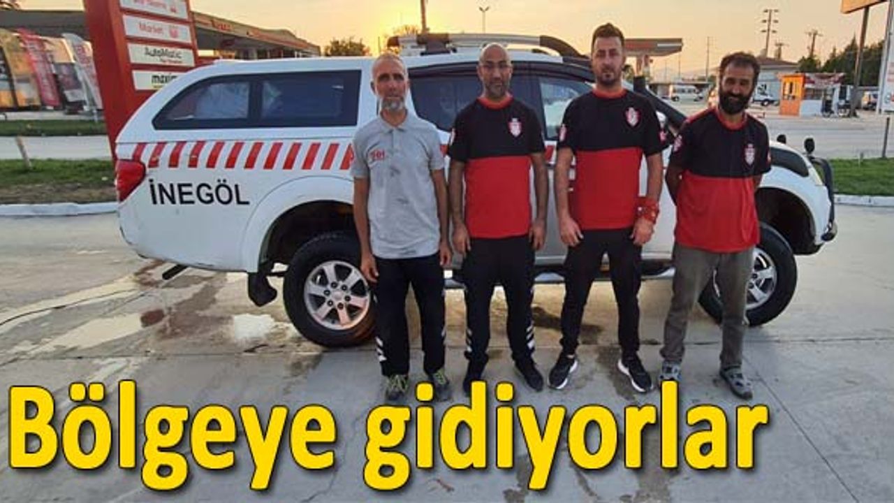 İnegöl İHH kurtarma ekibi sel bölgesine gitti