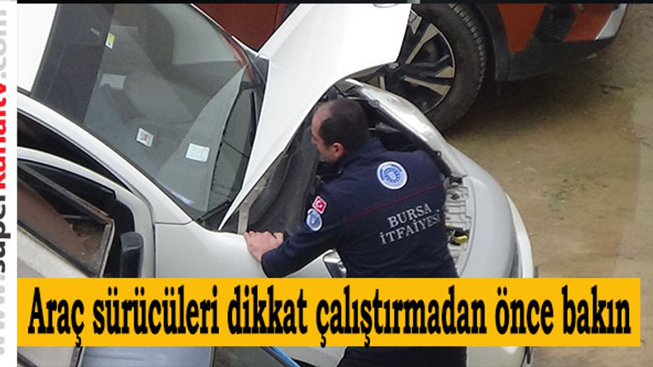 Araç sürücüleri dikkat havalar soğudu sizin de başınıza gelebilir