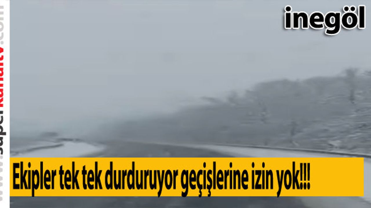 Ağır tonajlı araçların geçişlerine izin yok