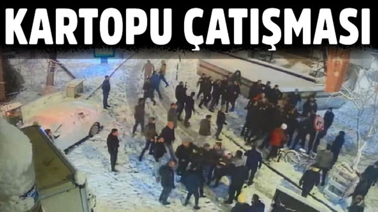 Kartopu savaşında silahlı kavgaya döndü: 6 kişi yaralandı