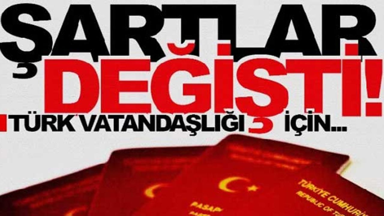 Bakanlık duyurdu: Türk vatandaşlığı başvurusunda değişiklik