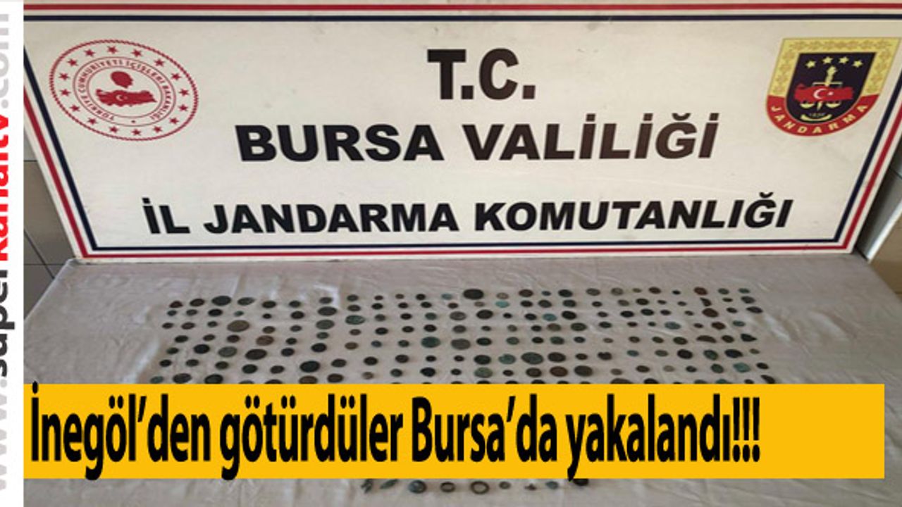 Bursa'da suçüstü tarihi eser operasyonu 