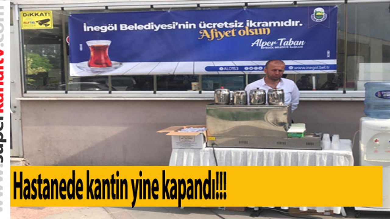 Hastanede Kantin Sorununa Başkan Taban Müdahale Etti