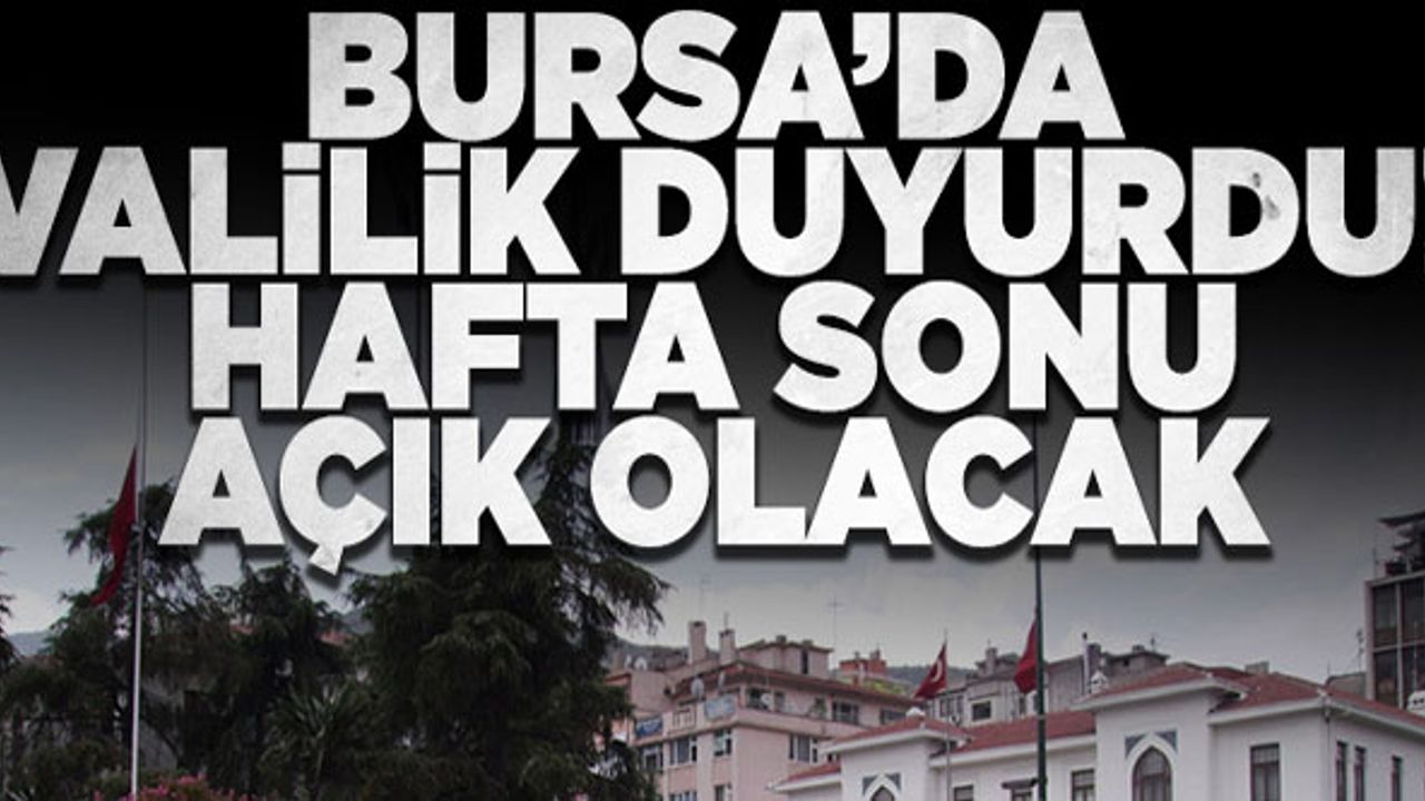 Bursa Valiliği'nden yabancı dil sınavına girecek adaylar için duyuru