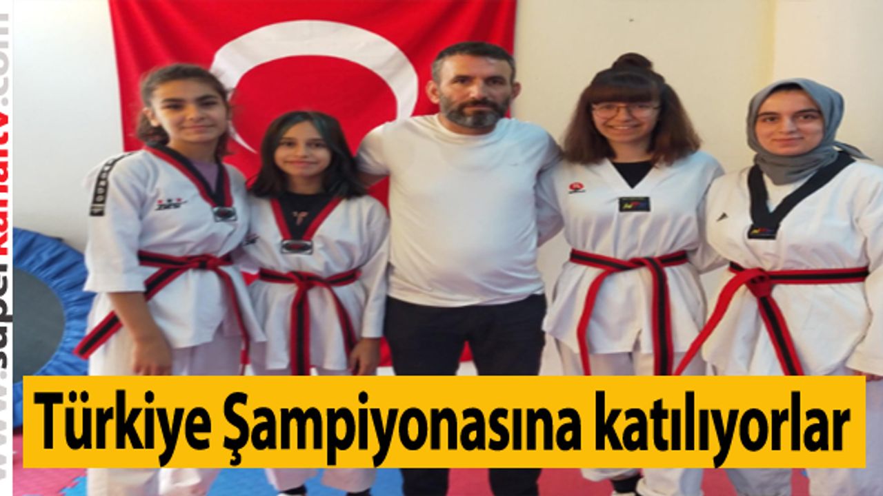 Karadeniz Güven'li sporcular Türkiye Şampiyonasına katılıyorlar
