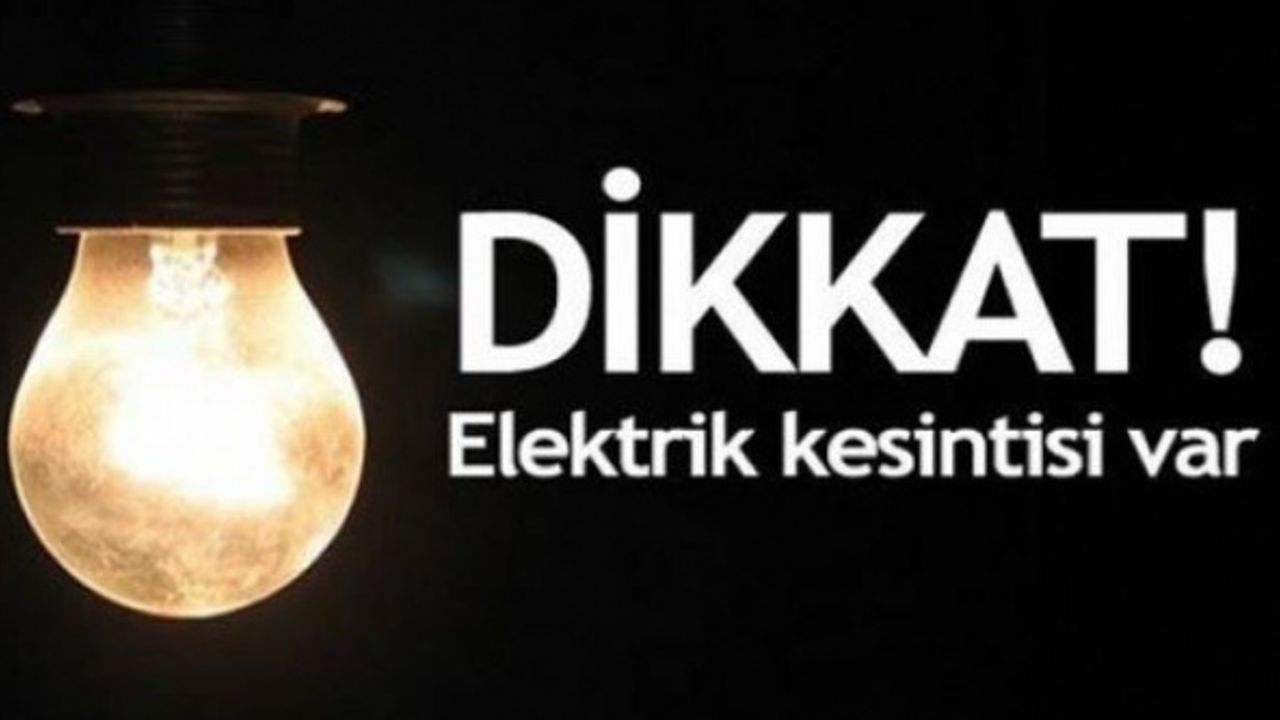 Bursa'da birçok ilçe ve mahallede elektrik kesintisi olacak
