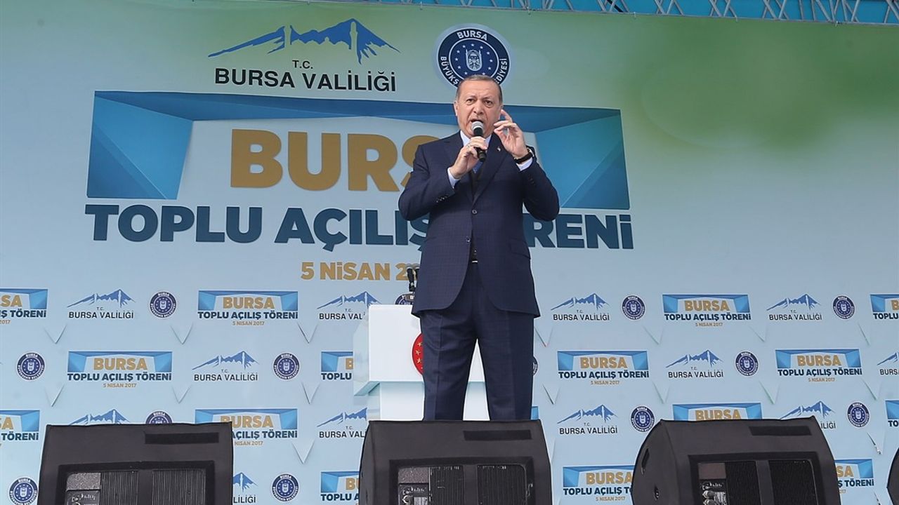 Cumhurbaşkanı Erdoğan bugün Bursa'dan seslenecek