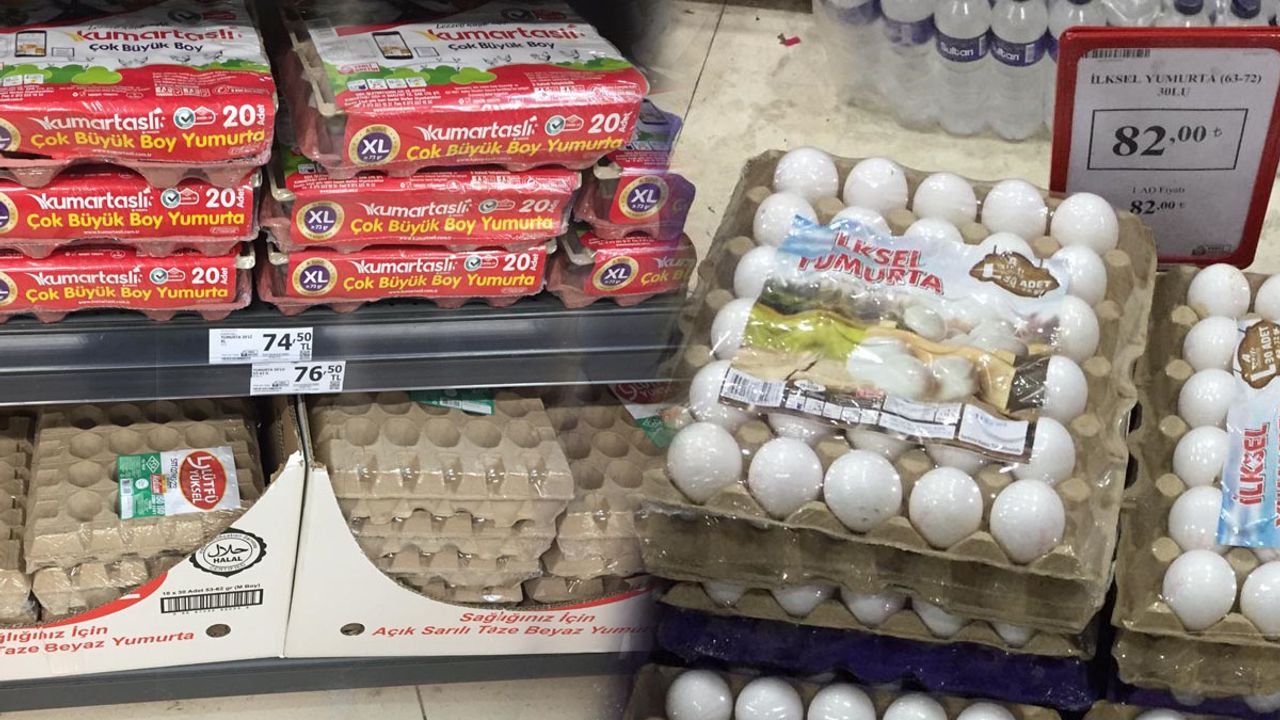 Yumurta fiyatları uçuyor