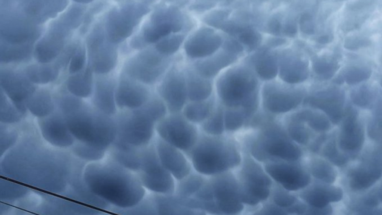 Bursa inegöl'de Mammatus bulutları oluştu