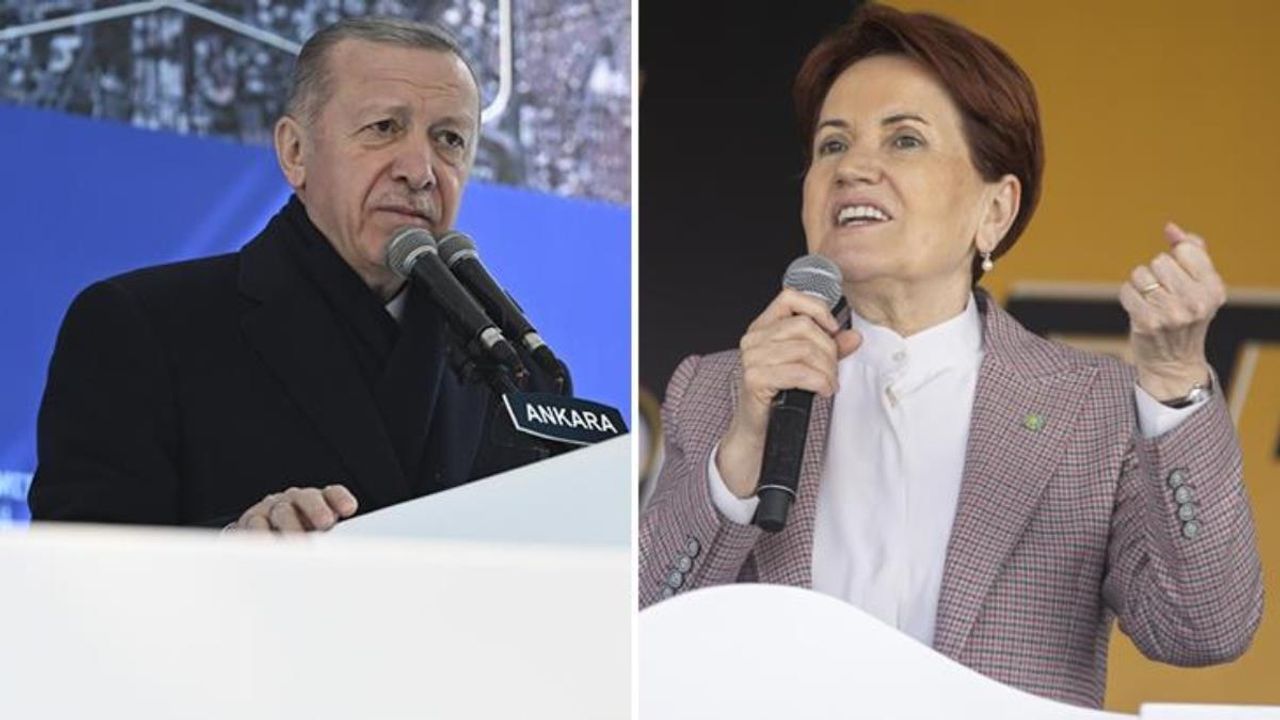 Aynı şehirde aynı dakikalarda birbirlerini hedef aldılar! Akşener ve Cumhurbaşkanı Erdoğan'dan çok sert ifadeler
