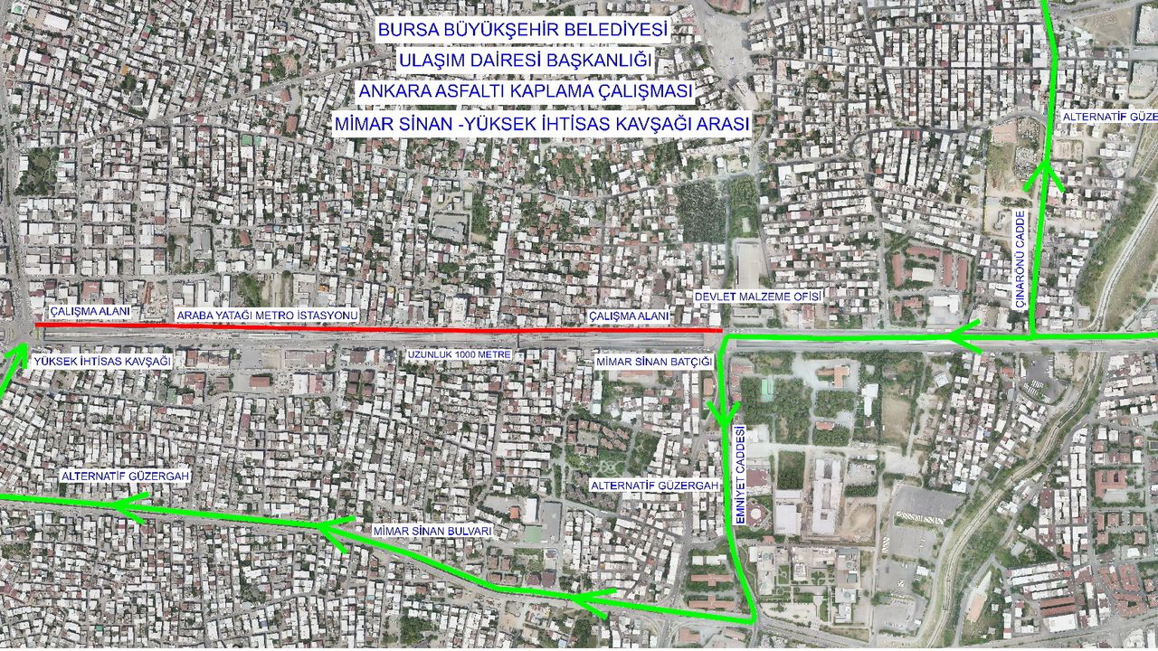 Ankara Yolu'nda Trafik Düzenlemesi