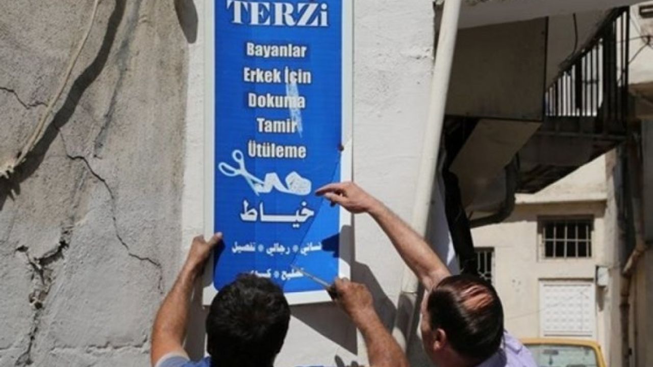 Bursa'daki Arapça tabelalar için Bakanlıktan açıklama