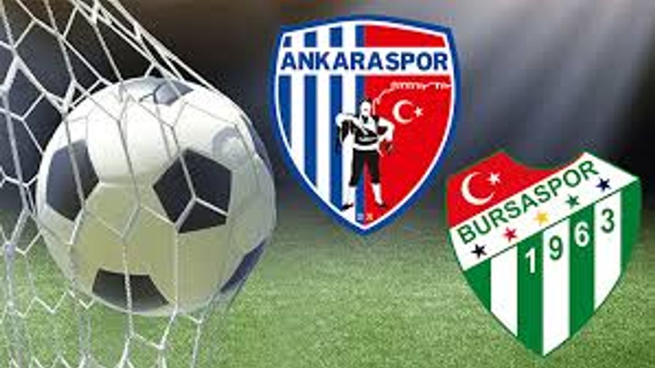 Bursaspor  Ankaraspor maçını canlı izle