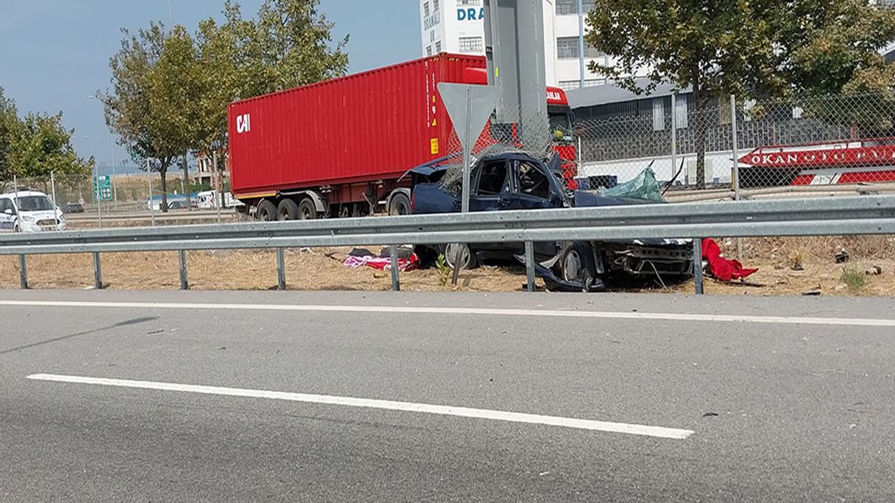 Bursa'da korkunç kaza 1 ölü