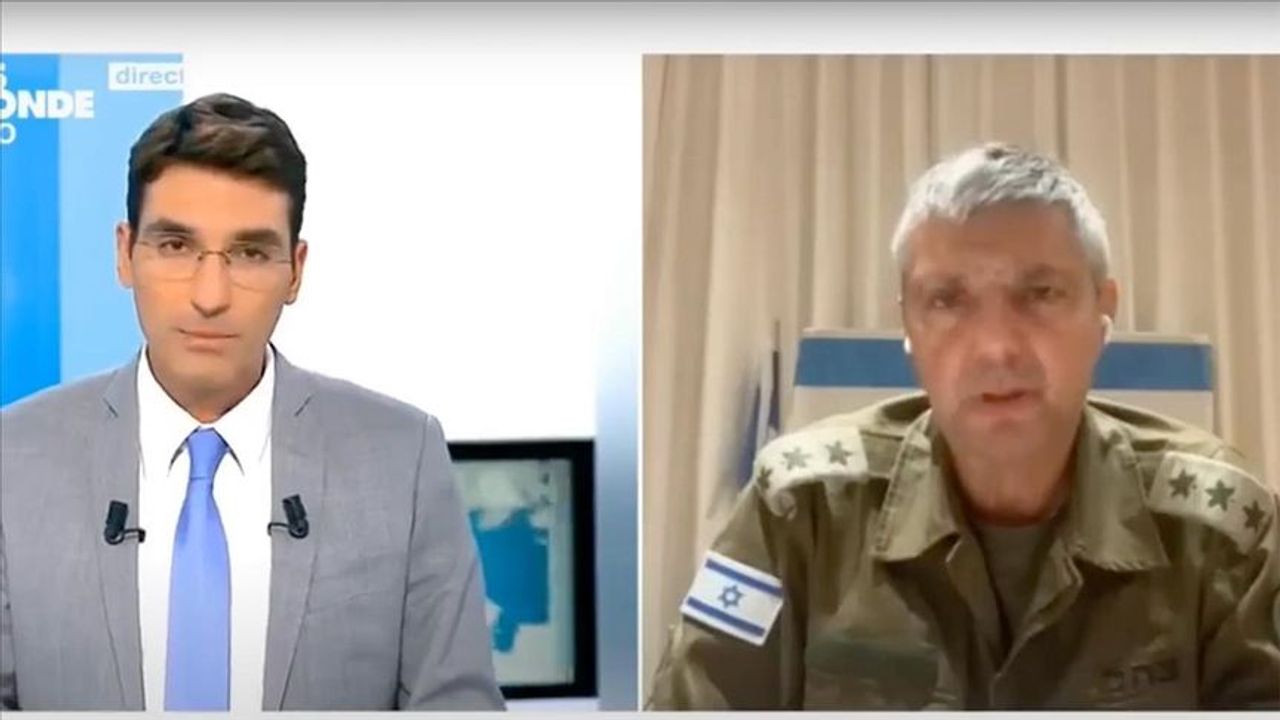 İsrail ordu sözcüsü Fransız televizyon kanalında rezil oldu! Yayından kovuldu!