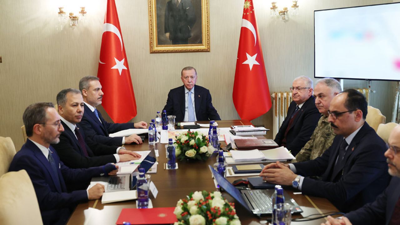 Erdoğan başkanlığında, Dolmabahçe'de güvenlik toplantısı