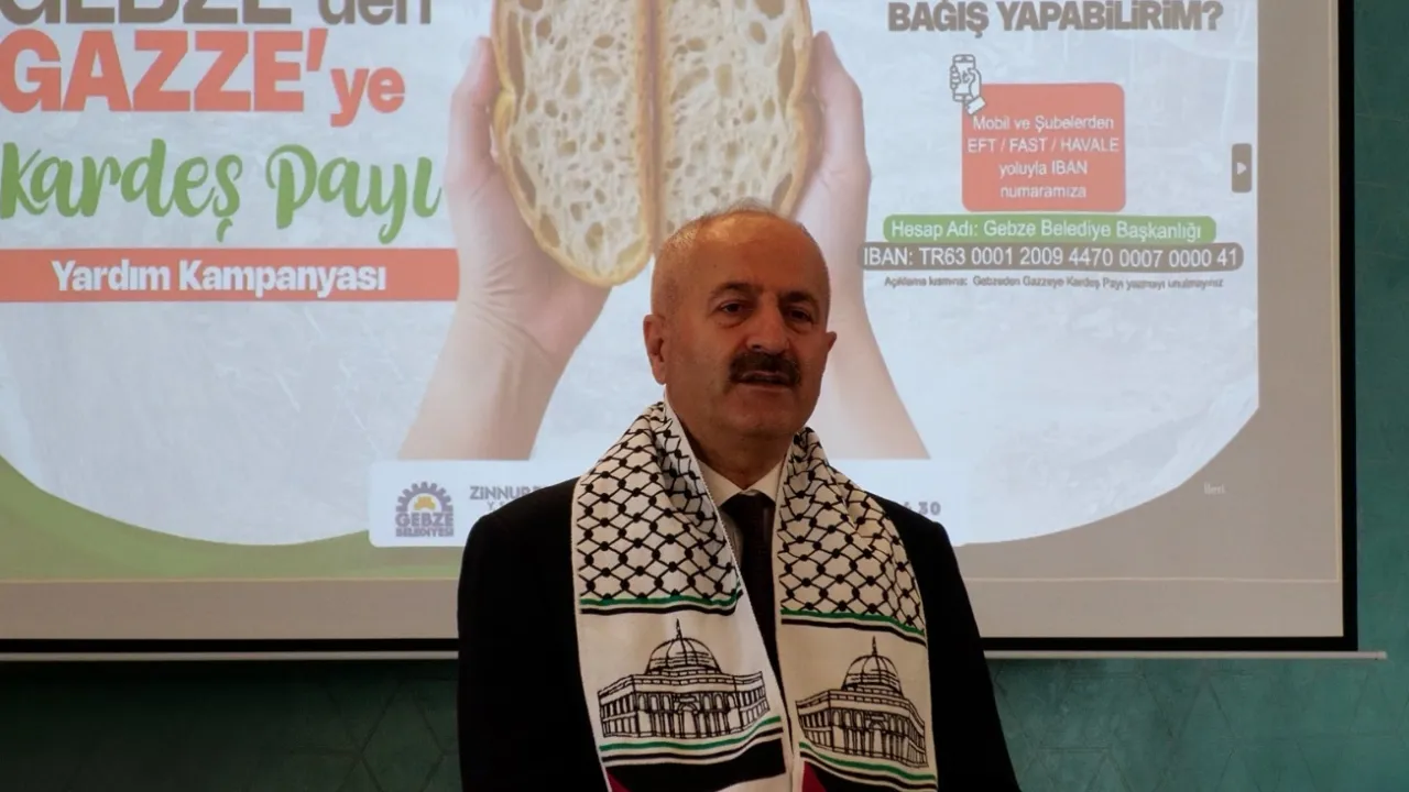 Gebze'den Gazze'ye kardeş payı