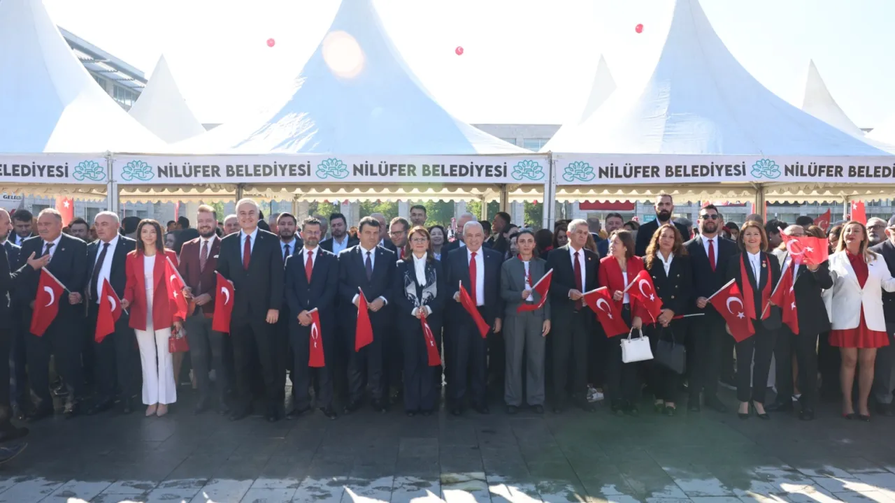 Bursa Nilüfer'de Cumhuriyet coşkusu