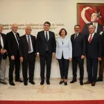 DP Genel Başkanı Uysal'dan Başkan Ünlüce'ye ziyaret