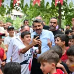 Bursa Yıldırım'da çocukların neşesi sokağa taştı