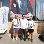 Bursa Nilüfer'de Zafer coşkusu kortlara taşındı
