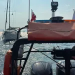Fethiye açıklarında arızalanan tekne kurtarıldı