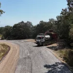 İnegöl'de kırsal 6 mahallenin yolu yenileniyor