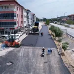 Manisa Kula'da sıcak asfalt tamamlandı
