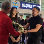 Avrupa ikincisi Konyalı sporcu coşkuyla karşılandı