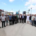 Kocaeli'de Başan Büyükakın balıkçılarla geleneği bozmadı