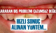 Sararan diş problemi çözümsüz değil