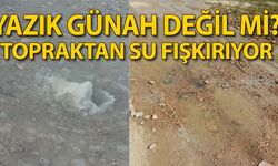Patlayan su günlerdir boşu boşuna akıyor