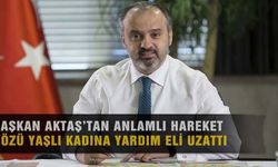 Başkan Aktaş’tan gözü yaşlı kadına yardım eli