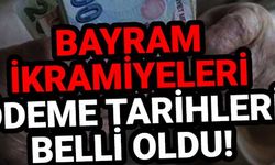 Bayram ikramiyeleri ödeme tarihleri belli oldu