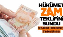 Hükümetin kamu işçilerine yaptığı zam teklifi belli oldu