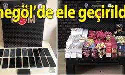 Kaçak telefon ve tütün ele geçirildi