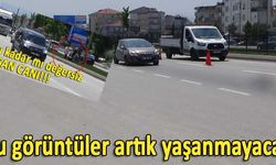 Orta refüj demirlerle kapatıldı