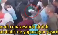 Öldü sandıkları adam, kendi cenazesinde dirildi! Olay anı kamerada