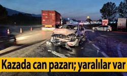 Şehitler kavşağında feci kaza 4 yaralı