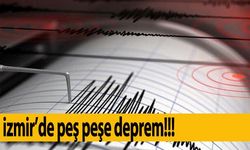 İzmir’de peş peşe korkutan iki deprem