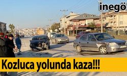 Kozluca yolunda korkutan kaza