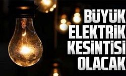 İnegöl Osb’de 3 gün elektrik kesintisi