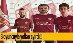 İnegölspor 3 oyuncuyla yolları ayırdı